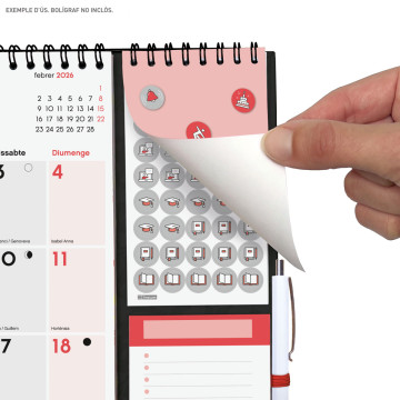 CALENDARI PARED ESP. M/V 215x325 APU. + BLOC CAT FINOCAM ANY 202