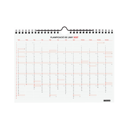CALENDARI PARED ESP. M/V 210x150 CAT 16m ANY 2025