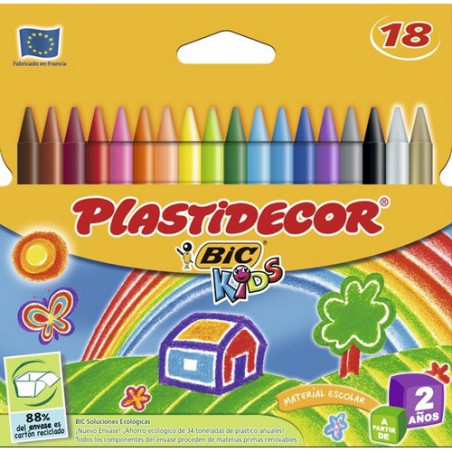 CERES PLASTIDECOR CAIXA 18 COLORS
