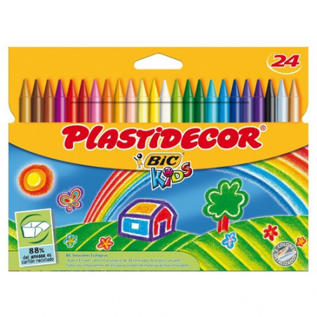 CERES PLASTIDECOR CAIXA 24 COLORS