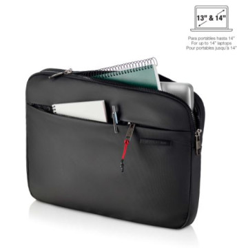 FUNDA TABLET / PORTATIL 13" MIQUEL RIUS TELA IMPERMEABLE NEGRE