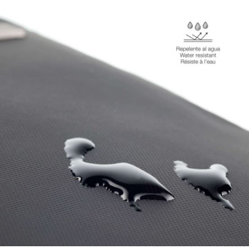 FUNDA TABLET / PORTATIL 15" MIQUEL RIUS TELA IMPERMEABLE NEGRE