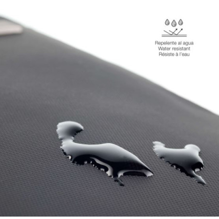 FUNDA TABLET / PORTATIL 15" MIQUEL RIUS TELA IMPERMEABLE NEGRE
