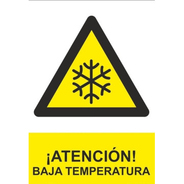 SENYAL PERILL "BAJA TEMPERATURA" 210x300 ALUMINI