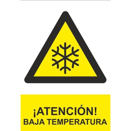SENYAL PERILL "BAJA TEMPERATURA" 210x300 ALUMINI