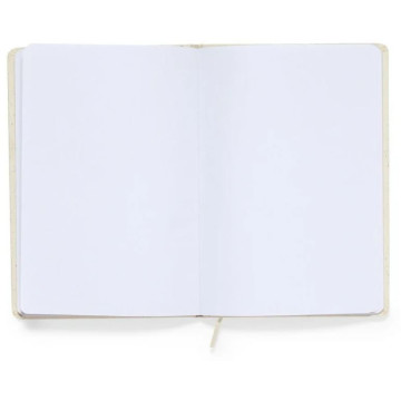 DIARI (150x210) A5 LLIS AMB GOMA CARTRO RECICLAT 60f