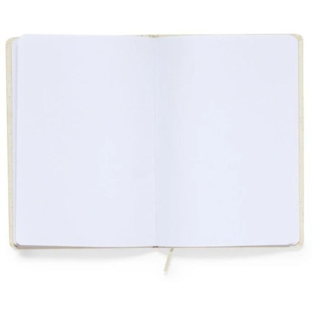 DIARI (150x210) A5 LLIS AMB GOMA CARTRO RECICLAT 60f