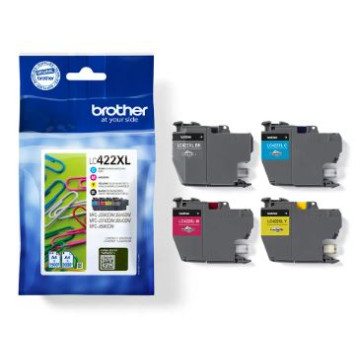 CARTUTX BROTHER (LC422xlVAL) PACK 4 COL 1x3.000f/3x1.500f
