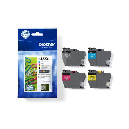 CARTUTX BROTHER (LC422xlVAL) PACK 4 COL 1x3.000f/3x1.500f