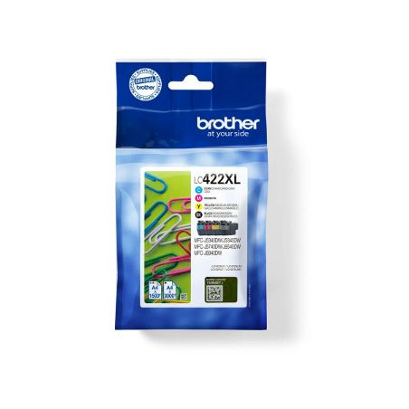CARTUTX BROTHER (LC422xlVAL) PACK 4 COL 1x3.000f/3x1.500f