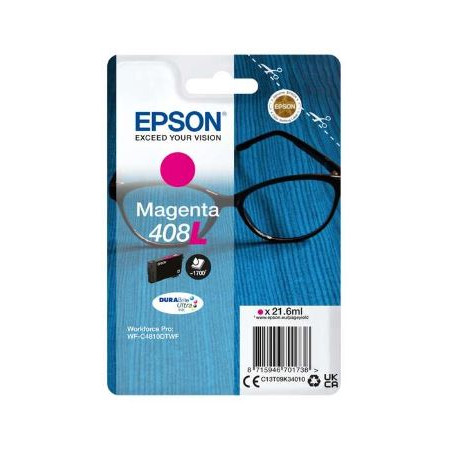 CARTUTX EPSON (C13T09K34)(408L) MAGENTA 1.700f