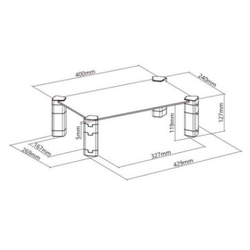 SOPORT MONITOR 400x240x120