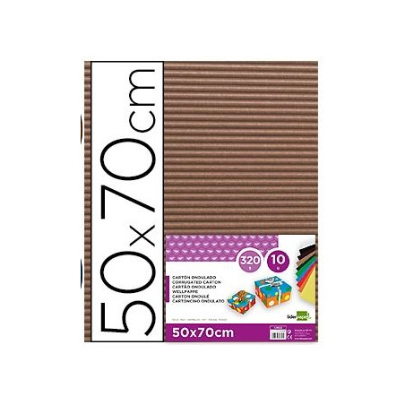 CARTRO ONDULAT CREMA 500x700mm 300g