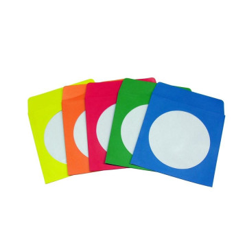 SOBRE CD'S INDIVIDUAL PAPER COLORS (50u)