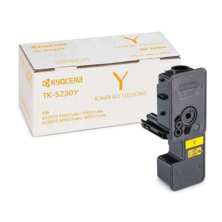 CARTUTX LASER KYOCERA (TK5230Y) GROC 2.200pg