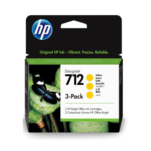 CARTUTX H.P. (3ED79A) (712) GROC 29ml PACK 3 cartuchos CARTUTX H.P. (3ED79A) (712) GROC 29ml PACK 3 cartuchos