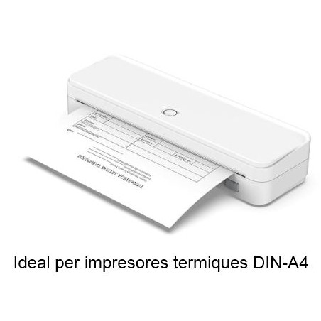 ROTLLO TERMIC A4 210x297 Ø33mm PER IMPRESSORA PORTATIL