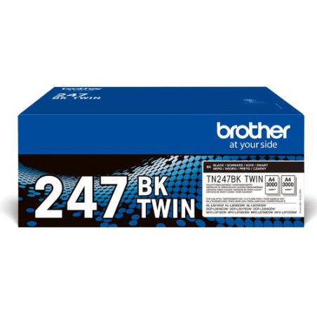 CARTUTX LASER BROTHER (TN247BKTIWN) NEGRE 2x3000f