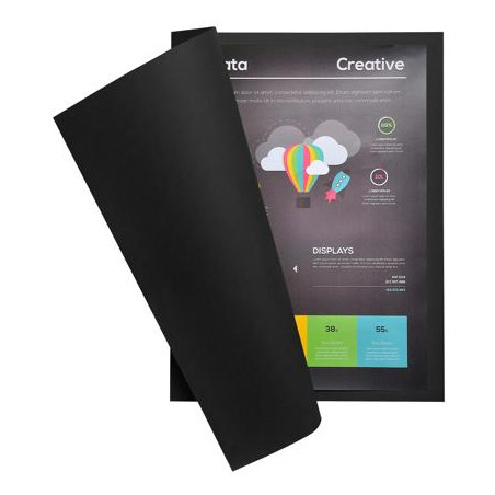 SUBCARPETA A4 (235x315) NEGRE  240g