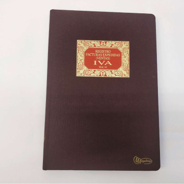 LLIBRE COMPTABILITAT Nº 64 FACTURAS EMITIDAS (220x315mm) FOLI