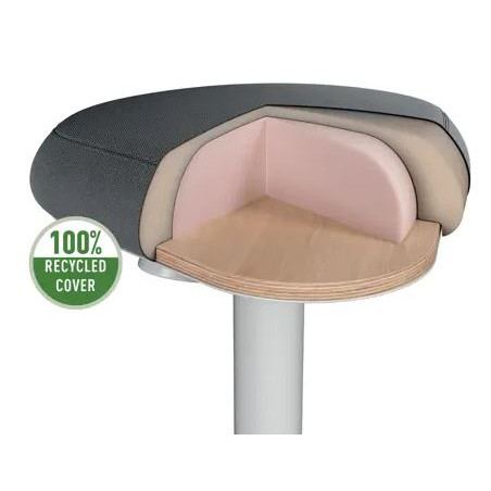 TABURETE ERGONOMICO LEITZ ACTIVE GRIS