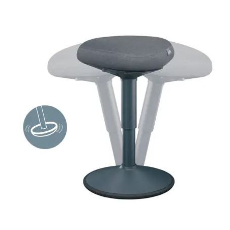 TAMBORET ERGONOMICO LEITZ ACTIVE NEGRE (GRIS FOSC) TABURETE