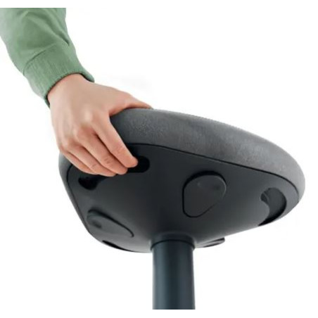 TAMBORET ERGONOMICO LEITZ ACTIVE NEGRE (GRIS FOSC) TABURETE
