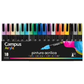 RET. TIPUS POSCA PINTURA 2 mm PC5M 18 COLORS