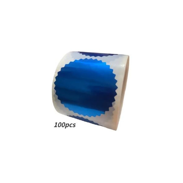 ETIQUETA BLAU RODONA 50mm IDEAL SEGELL SEC (100u.) ETIQUETA BLAU RODONA 50mm IDEAL SEGELL SEC (100u.)
