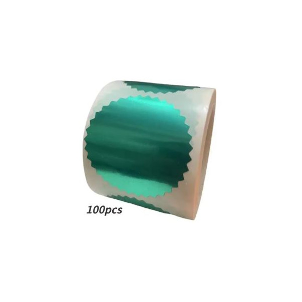 ETIQUETA VERDA RODONA 50mm IDEAL SEGELL SEC (100u.) ETIQUETA VERDA RODONA 50mm IDEAL SEGELL SEC (100u.)