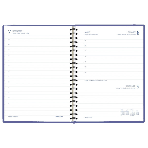 AGENDA ESP. 145x210 1DP 336f CAT. MYRGA MYR3206 ANY 2026