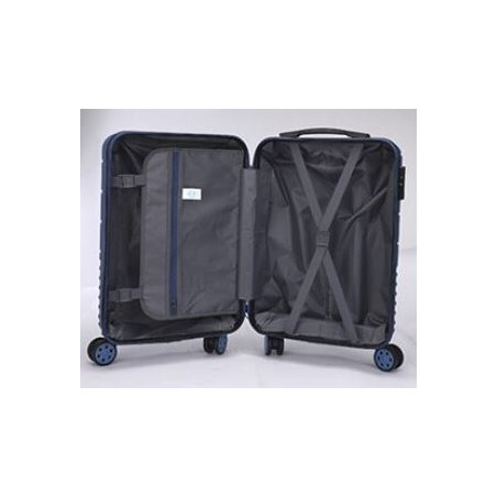 MALETA VIATGE TROLLEY 340x235x55 ABS BLAU