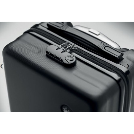 MALETA VIATGE TROLLEY 340x235x55 ABS NEGRE