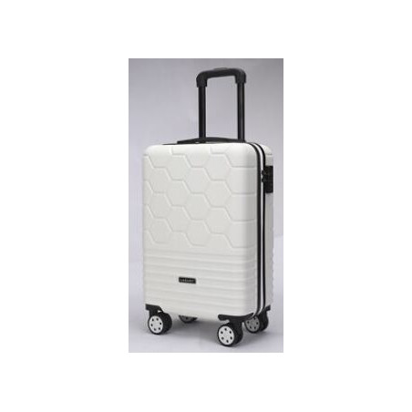 MALETA VIATGE TROLLEY 340x235x55 ABS BLANC
