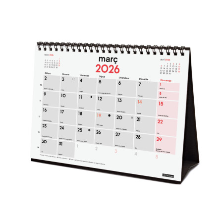 CALENDARI TAULA ESP. M/V 210x150 APU. CAT FINOCAM ANY 2026