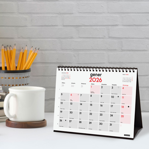 CALENDARI TAULA ESP. M/V 210x150 APU. CAT FINOCAM ANY 2026