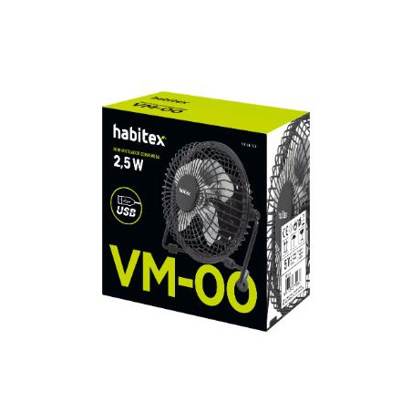 VENTILADOR SOBRETAULA ULTRASILENCIOS 2,5W (CONEXIO USB)