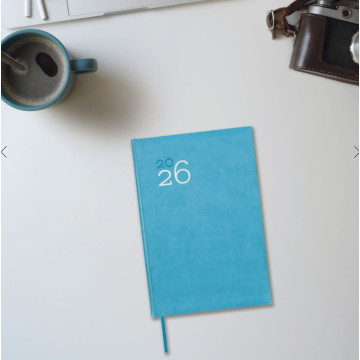 AGENDA 1DP 150x210 SP AÑO 2026 AZUL CYAN