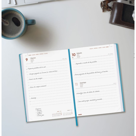 AGENDA 1DP 150x210 SP AÑO 2026 AZUL CYAN