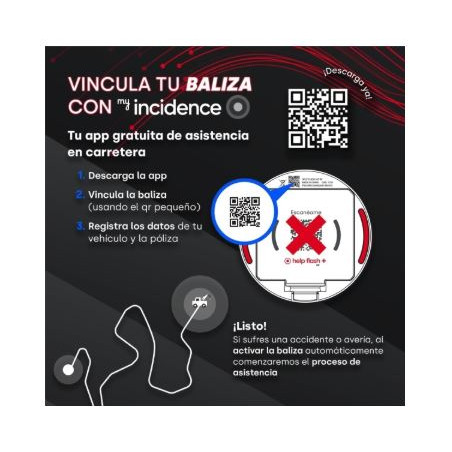 LLUM EMERGENCIA COTXE HOMOLOGADA DGT BALIZA "DADES FINS 2038"