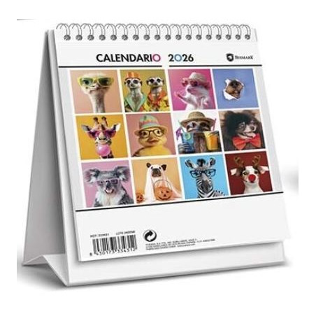 CALENDARI TAULA ESP. M/V 170x200 APU FOTOS ANIMALS I PEGATINES