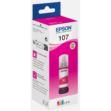 CARTUTX EPSON (C13T09B340)(107) MAGENTA 70ml 7.200f ECOTANK