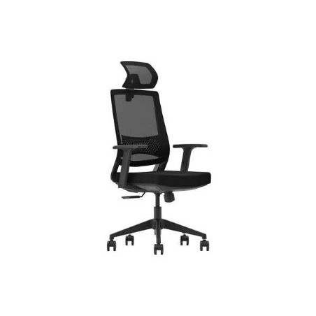 CADIRA GAS JEAJ CG03 NEGRE MALLA CAPÇAL (SENIOR)