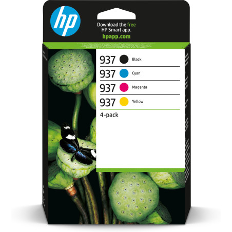 CARTUTX H.P. (6C400NE) (937) PACK 3 colors + Negre
