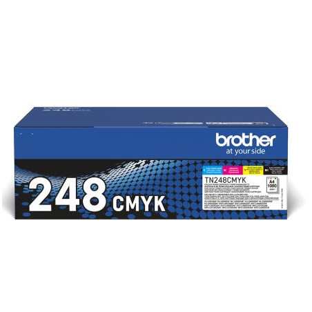 CARTUTX LASER BROTHER (TN248VAL) 3 COLORS + NEGRE 4x1000f