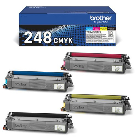 CARTUTX LASER BROTHER (TN248VAL) 3 COLORS + NEGRE 4x1000f