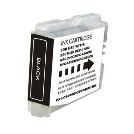 COMPATIBLE BROTHER (LC1000B/LC970BK/LC1000XLB/LC970XL) NEGRE 36m