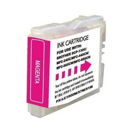 COMPATIBLE BROTHER (LC1000M/LC970M/LC1000XL/970XL) MAGENTA 36ml