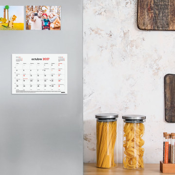 CALENDARI PARED M/V 210x150 IMAN BLOC CAT 16m ANY 2027