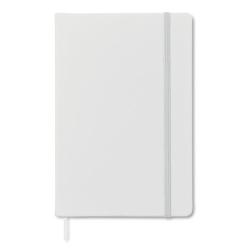 DIARI (140x210) JEAJ A5 LLIS BLANC ACOIXINADA GOMA